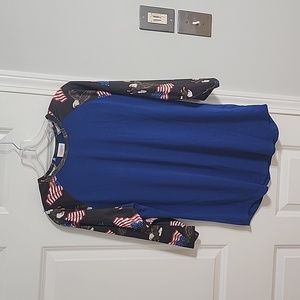 LuLaRoe Randy Patriotic Shirt
